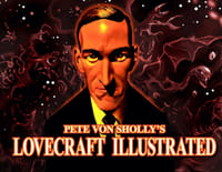 Portada interior para Pete Von Sholly's Lovecraft Illustrated.